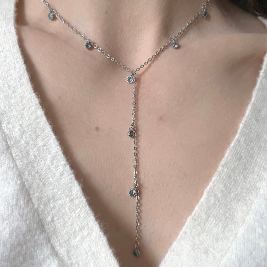 Collier Geb argenté