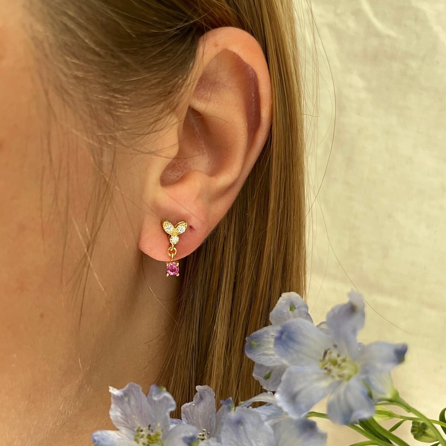 Boucles d’oreilles Nefer Boucles d'oreilles orisit Rose