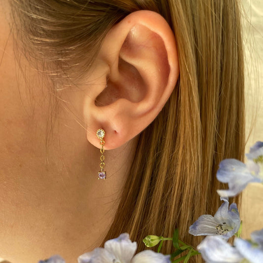 Boucles d’oreilles Noun Boucles d'oreilles orisit Violet