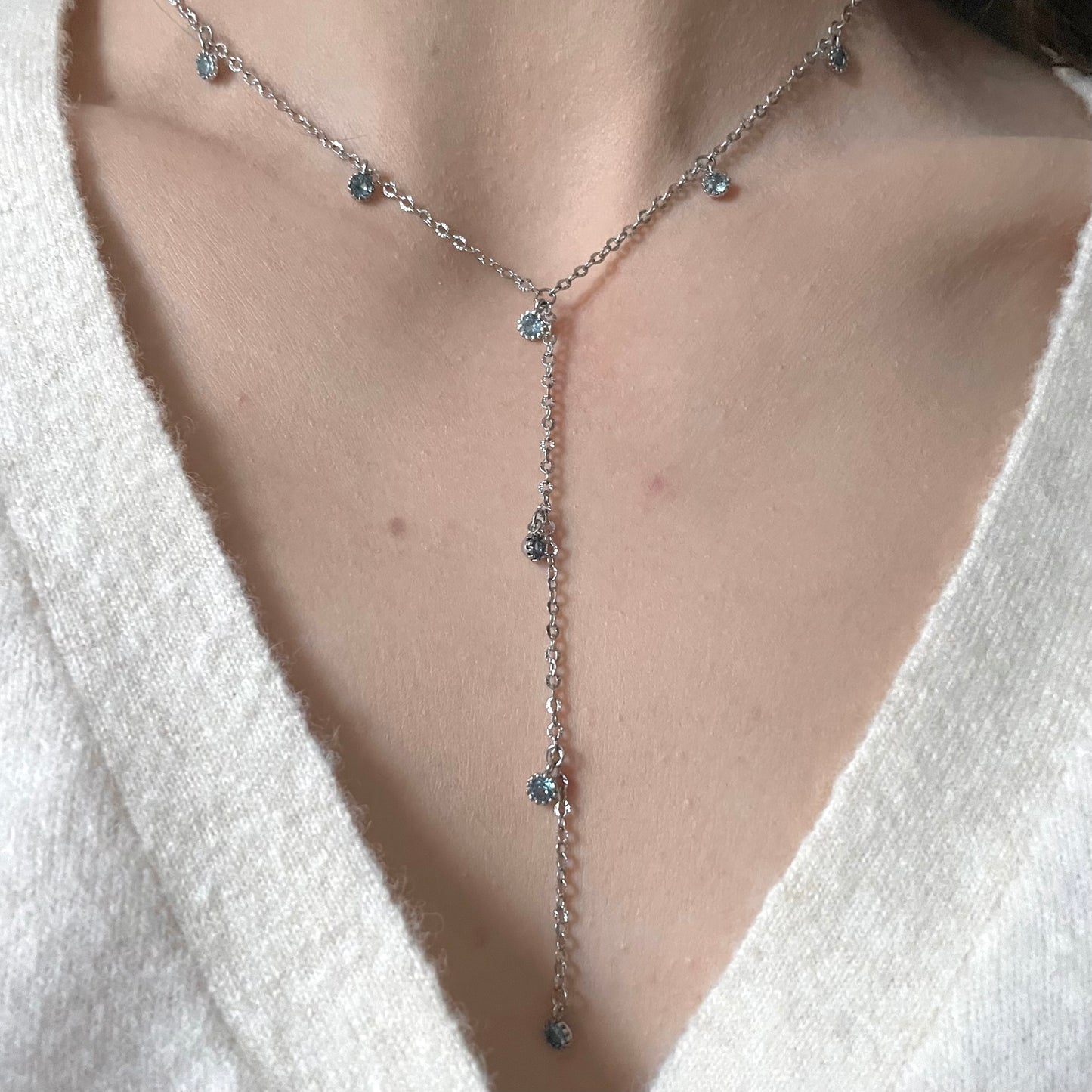 Collier Geb argenté