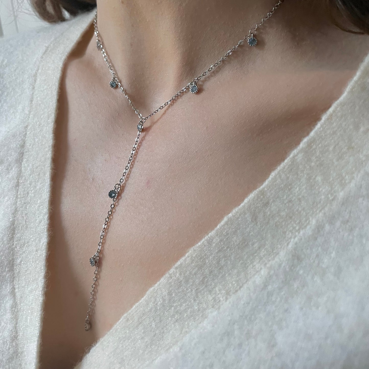 Collier Geb argenté