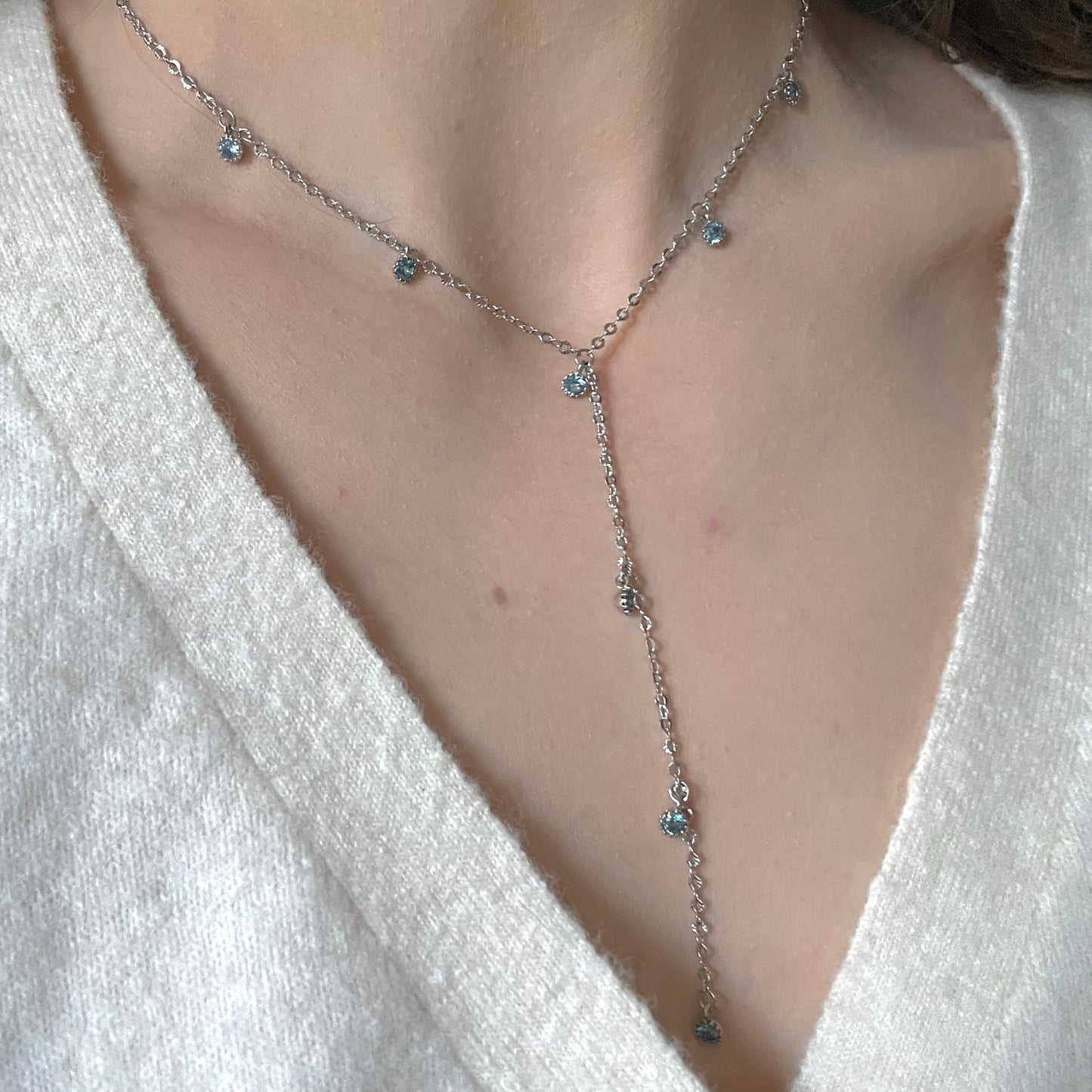 Collier Geb argenté